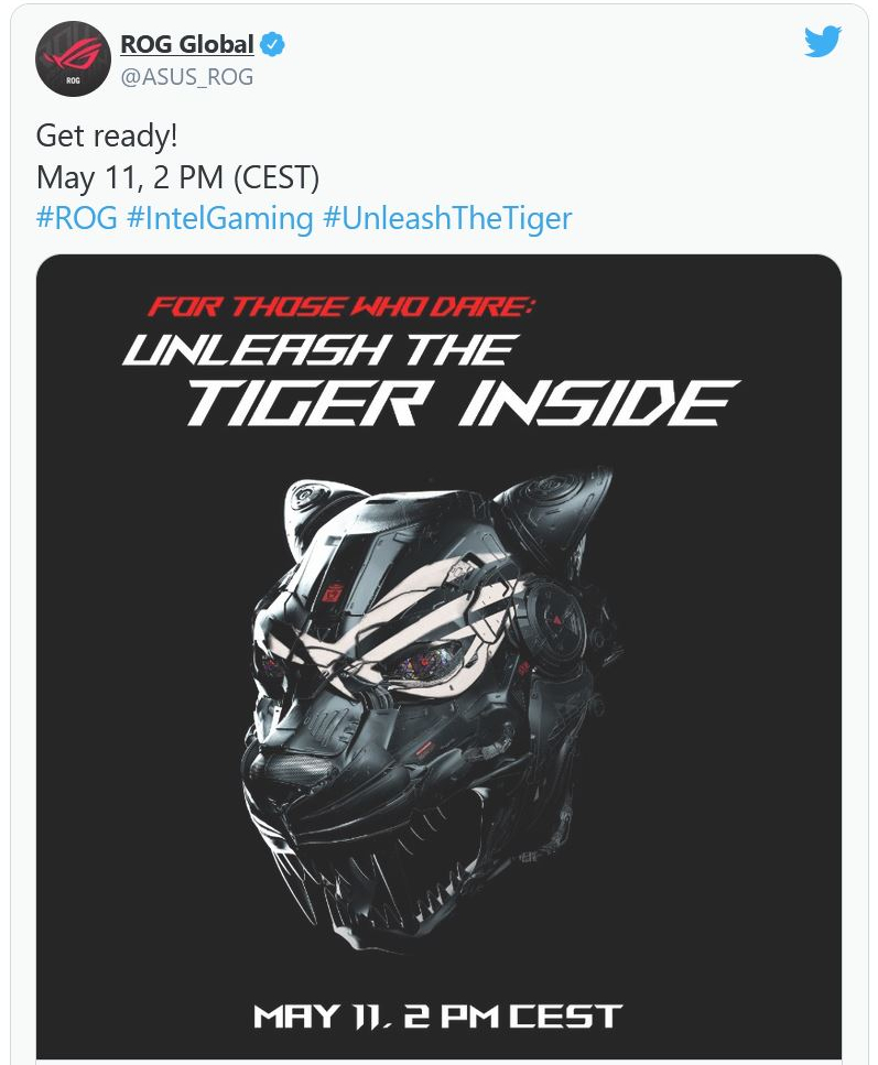 ASUS Tiger Lake H 8 Kerne