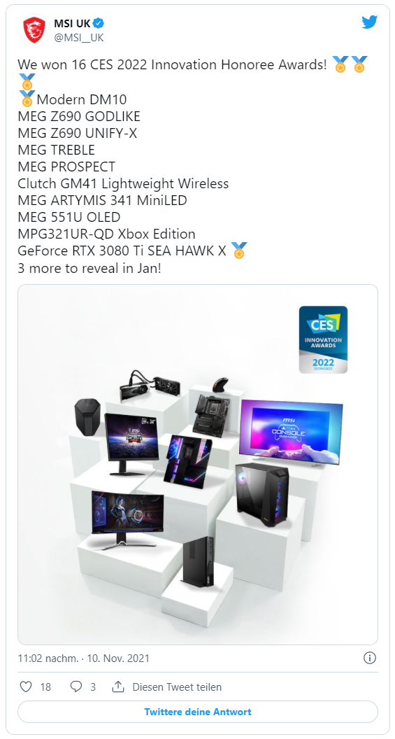 2021 11 11 14 27 16 Bild vom MSI MEG Z690 GODLIKE aufgetaucht Hardware Journal