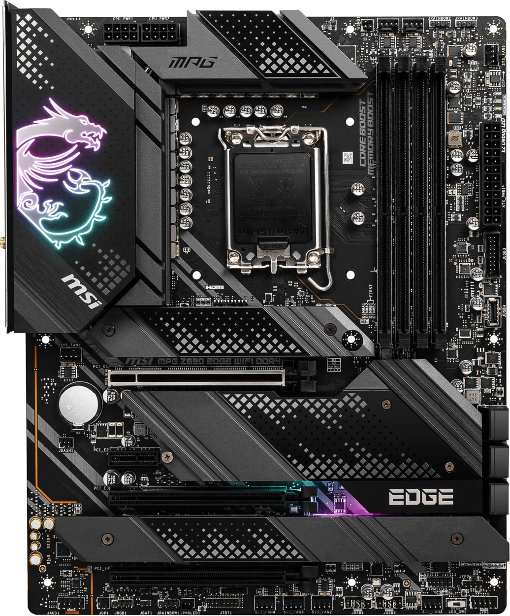 msi mpg z690 edge wifi ddr4 2d rgb