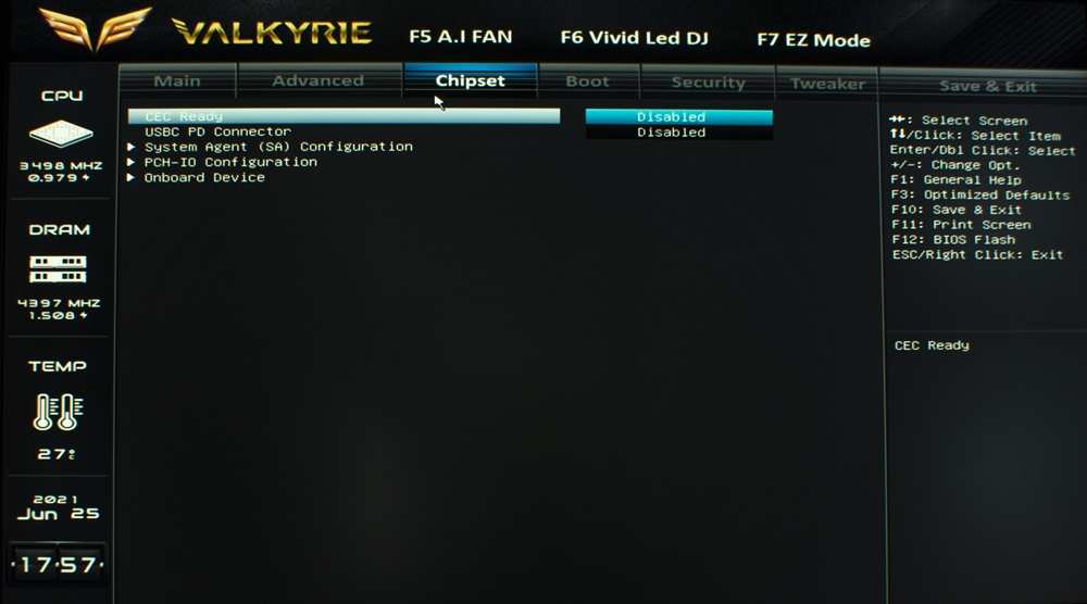 Biostar Z590I Valkyrie Bios 17