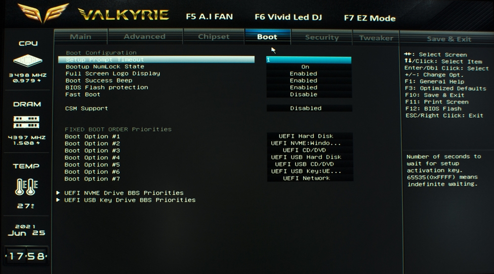 Biostar Z590I Valkyrie Bios 21