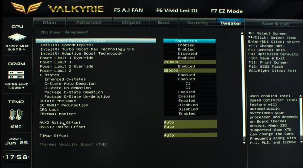 Biostar Z590I Valkyrie Bios 26