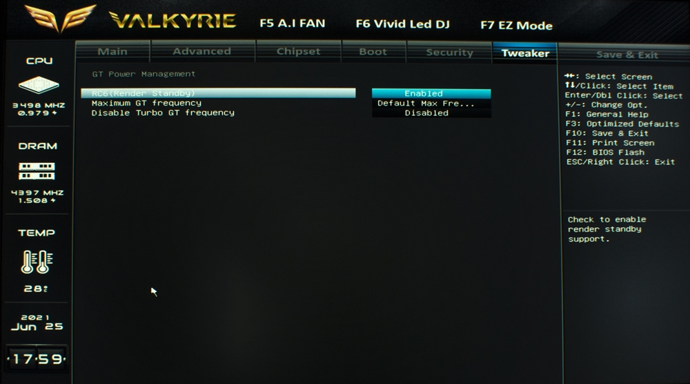 Biostar Z590I Valkyrie Bios 27