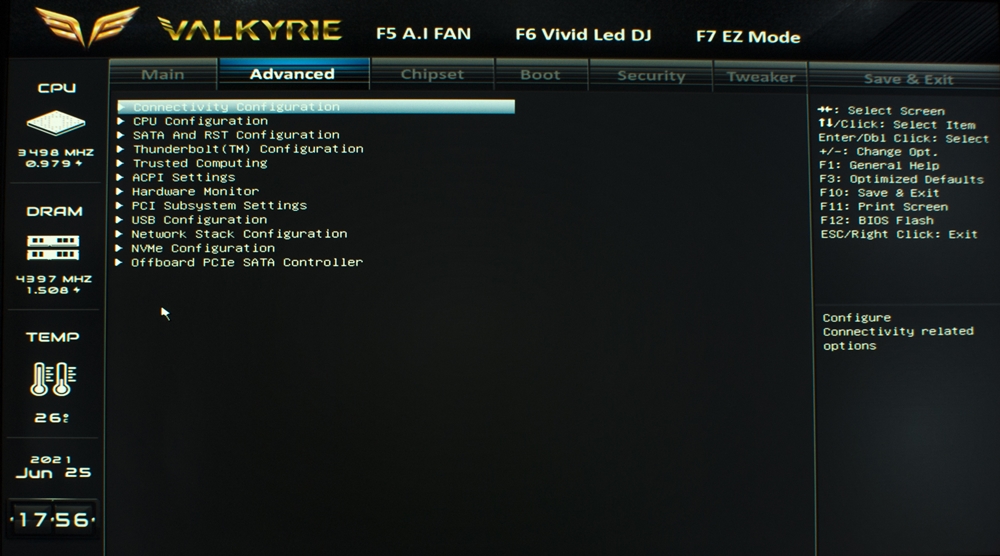 Biostar Z590I Valkyrie Bios 3