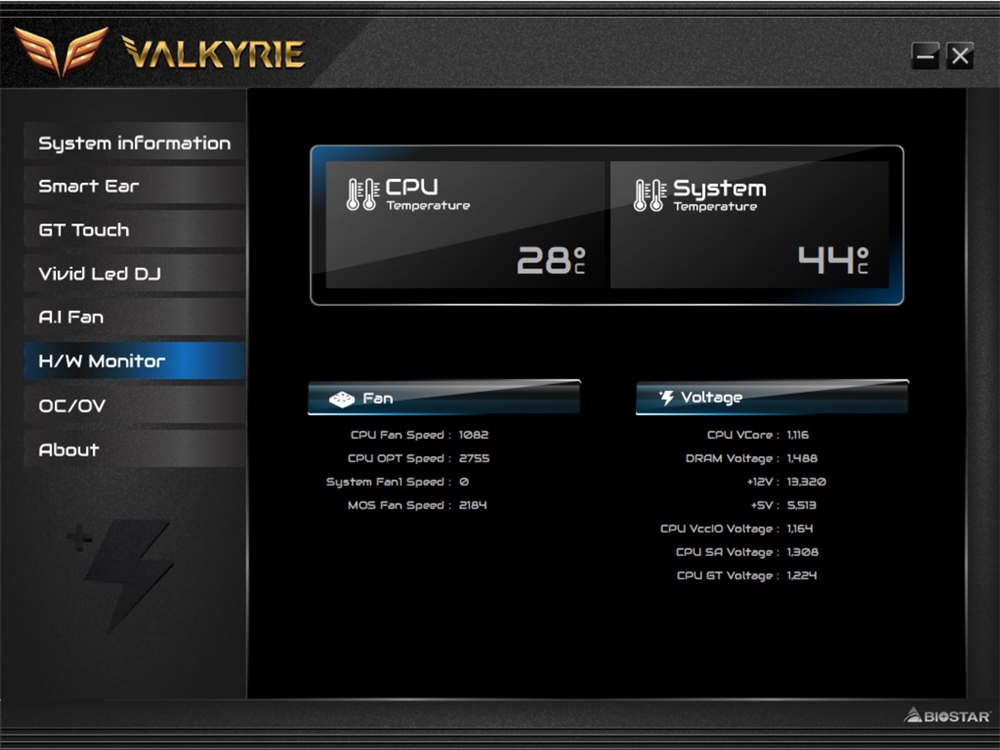 Biostar Z590I Valkyrie Software 7