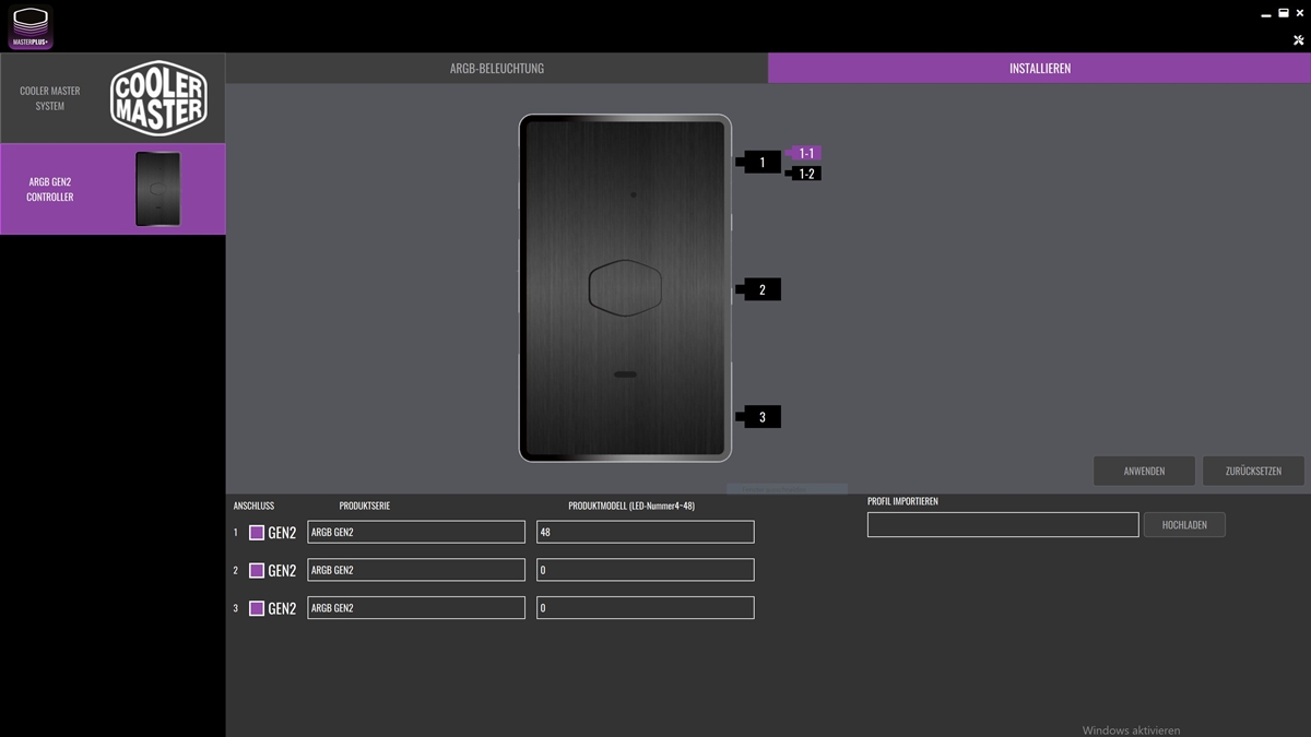 Cooler Master MasterLiquid ML240 Illusion Masterplus Software 1