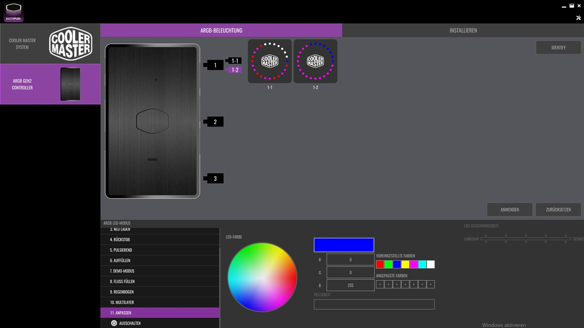 Cooler Master MasterLiquid ML240 Illusion Masterplus Software 5