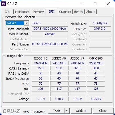 CPU z Dominator RAM 02