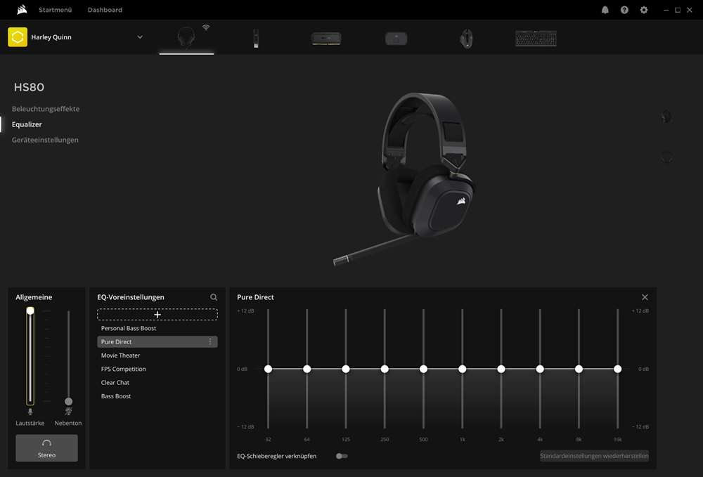 Corsair HS80 RGB Wireless ICUE 7