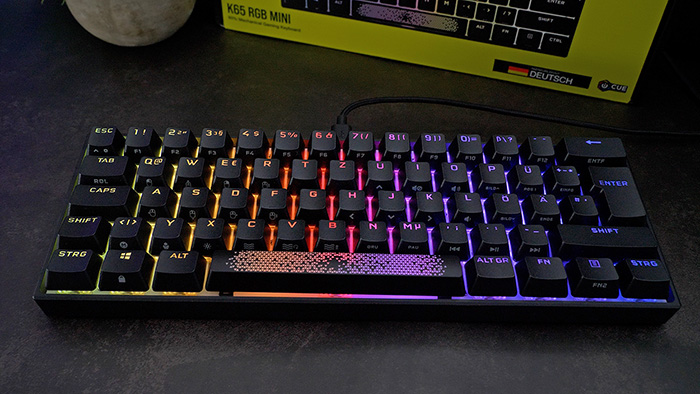 Corsair K100 RGB Gaming Keyboard review opener