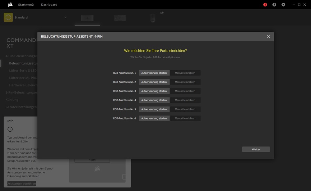 Corsair iCUE Commander Core XT Software 3