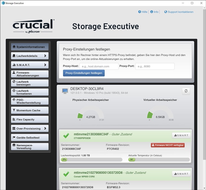 Crucial P5 Plus Storage Executive 1