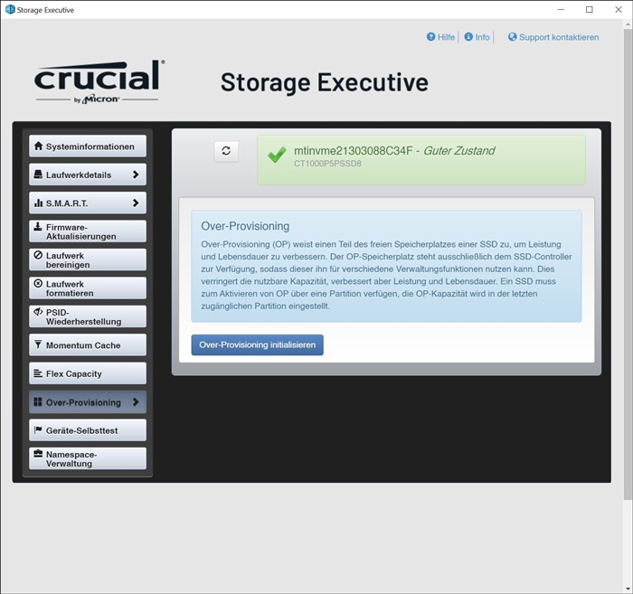 Crucial P5 Plus Storage Executive 10