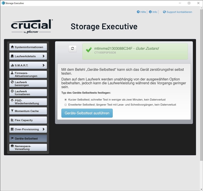 Crucial P5 Plus Storage Executive 11