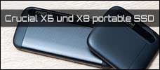 Crucial X6 2TB und X8 2TB portable SSDs video test