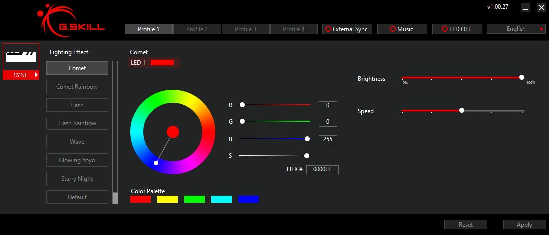 G Skill Trident Z Lightning Control 2