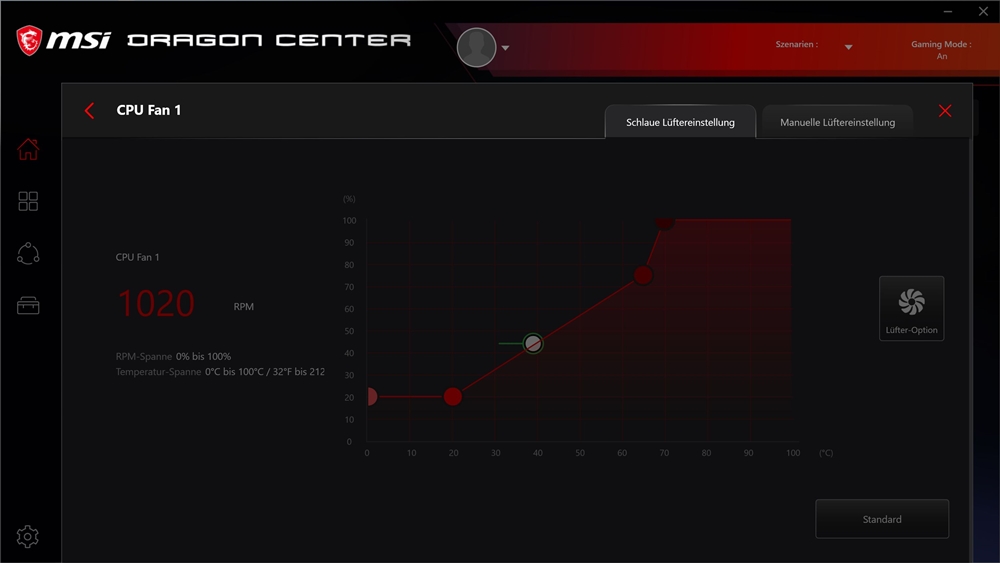 MSI MEG B550 Unify Dragon Center 4