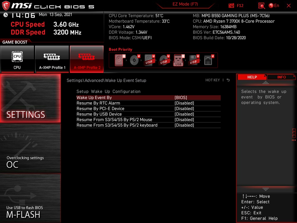 MSI MPG B550 Gaming Plus Bios 18