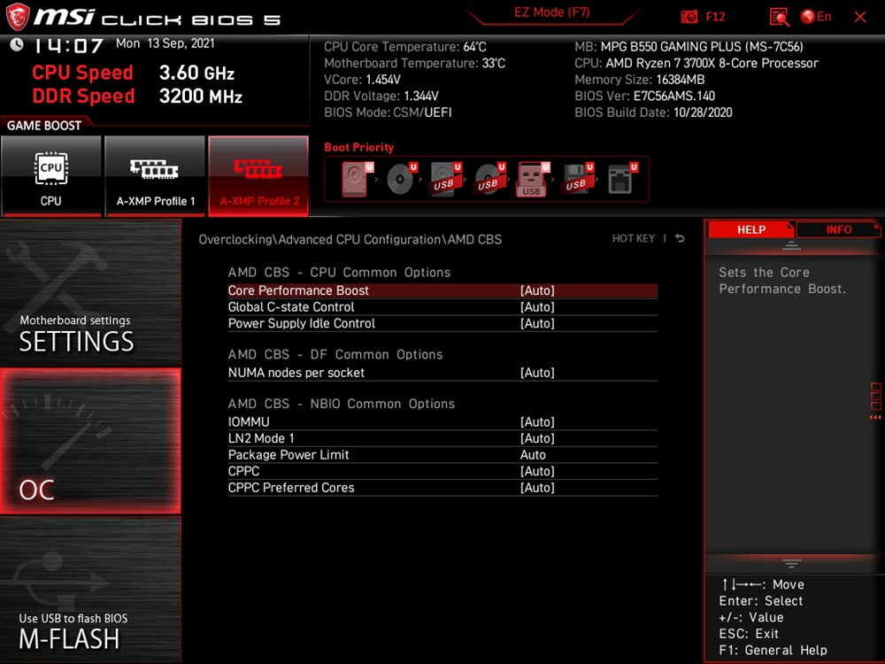 MSI MPG B550 Gaming Plus Bios 24