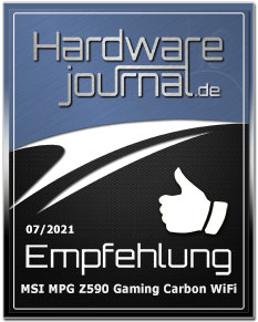 MSI MPG Z590 Gaming Carbon Wifi Award