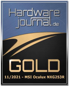 msi oculux nxg253r award