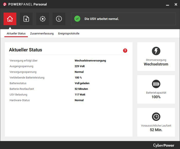 Cyberpower Power Panel Software 1