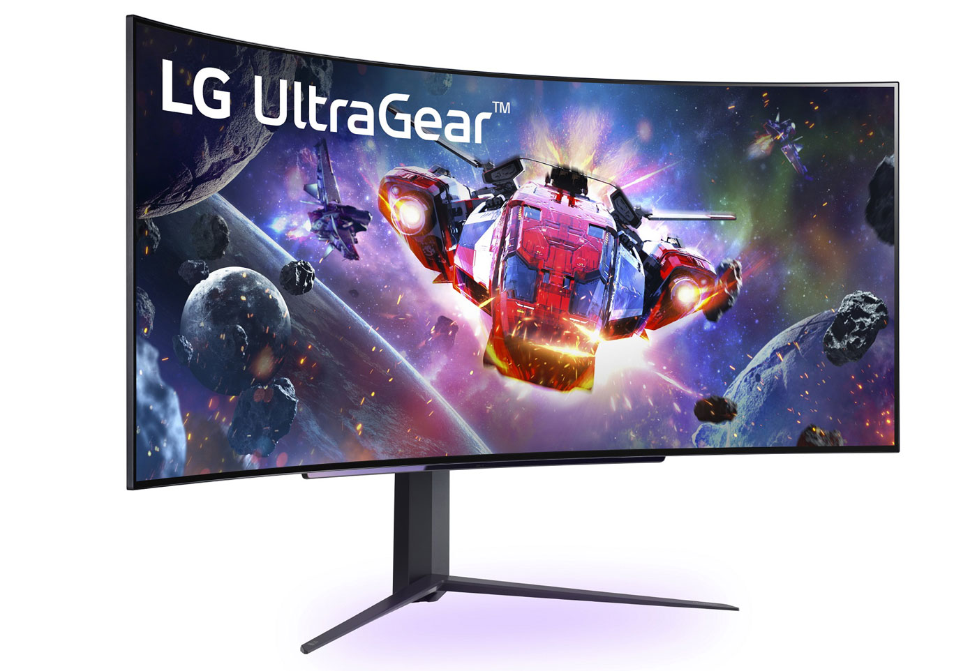 LG 45GR95QE 45 Zoll Curved OLED Gaming Monitor mit 240 Hz im Video