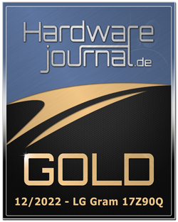 LG Gram 17Z90Q award gold k