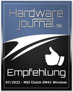 MSI Clutch GM41 Wireless award k