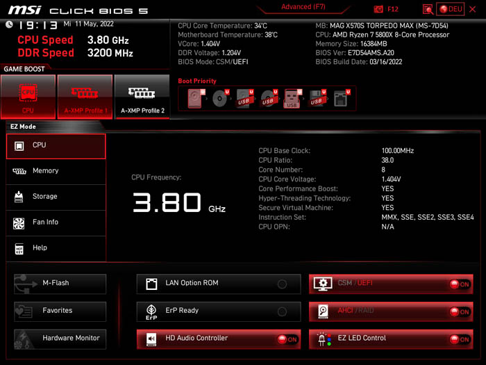 Msi X570s Torpedo Bios 2