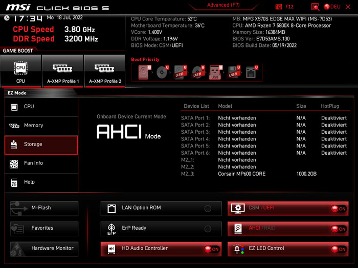 Msi Mpg X570s Edge Wifi 6