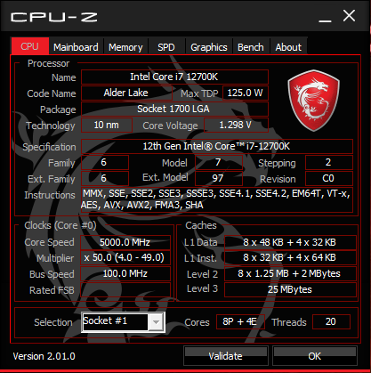 msi meg trident x cpu z 1