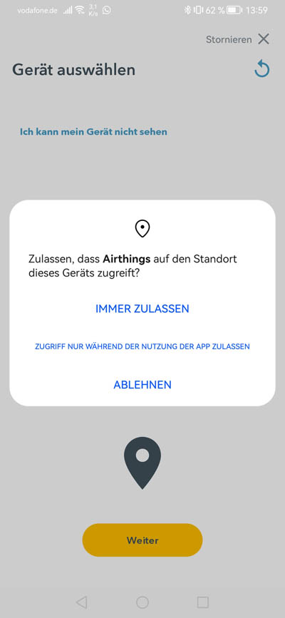 Airthings Einrichtung 17