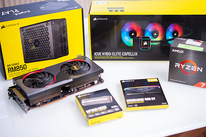 amd testsystem corsair 1k