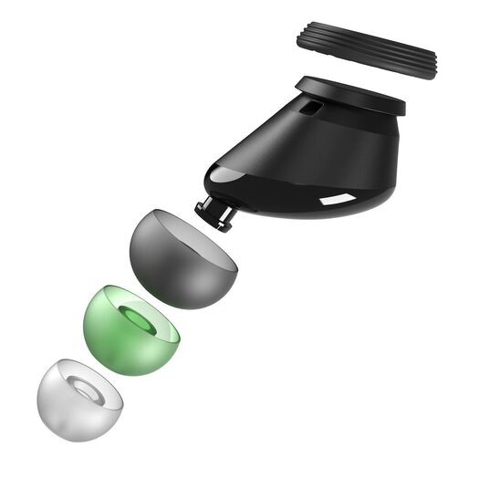 doro hearingbuds earphones grip and tips rendered