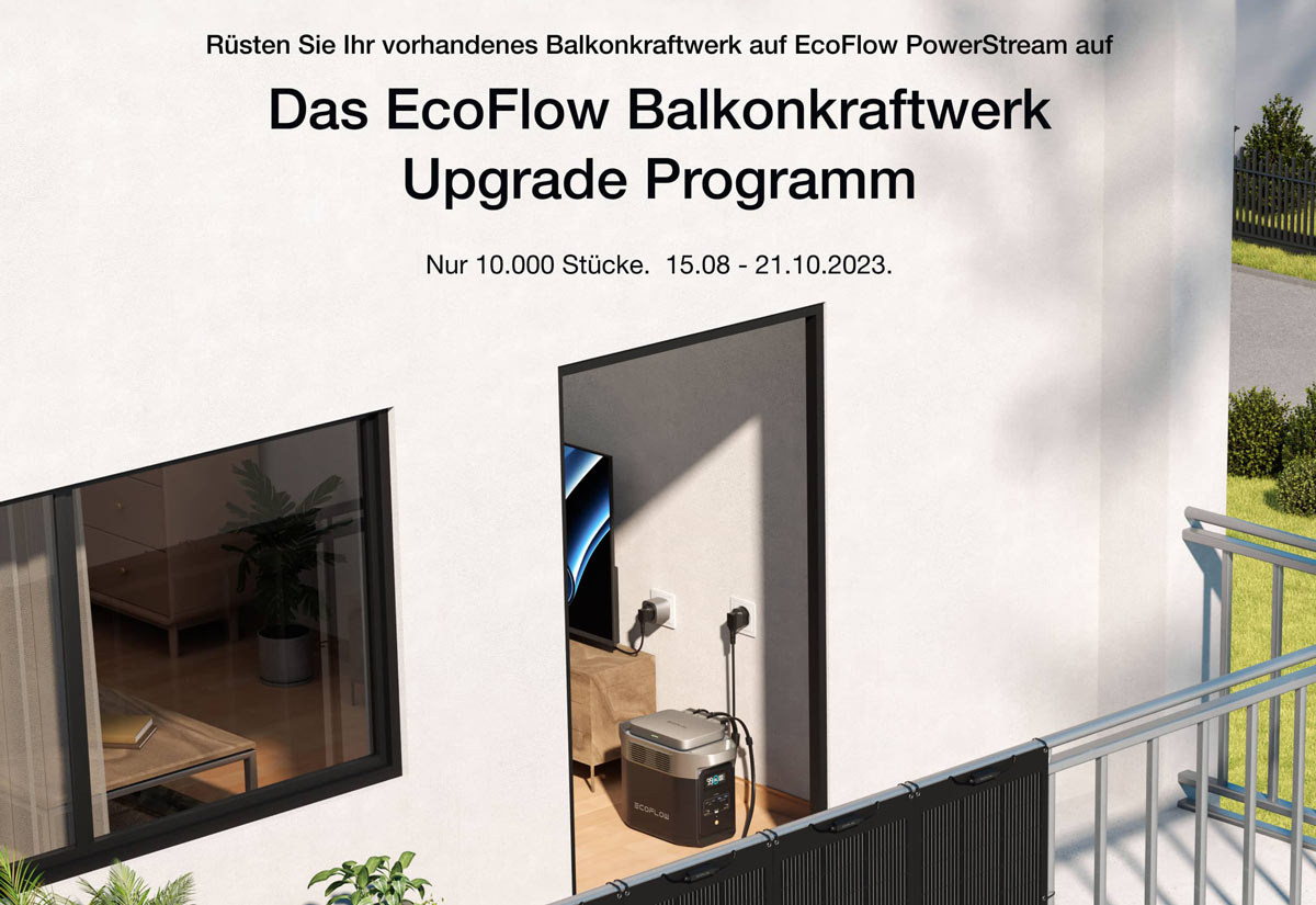 EcoFlow BKW Upgrade Programm