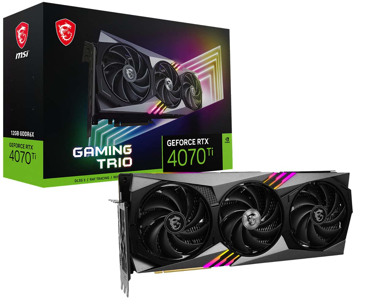 GeForce RTX 4070 Ti GAMING TRIO