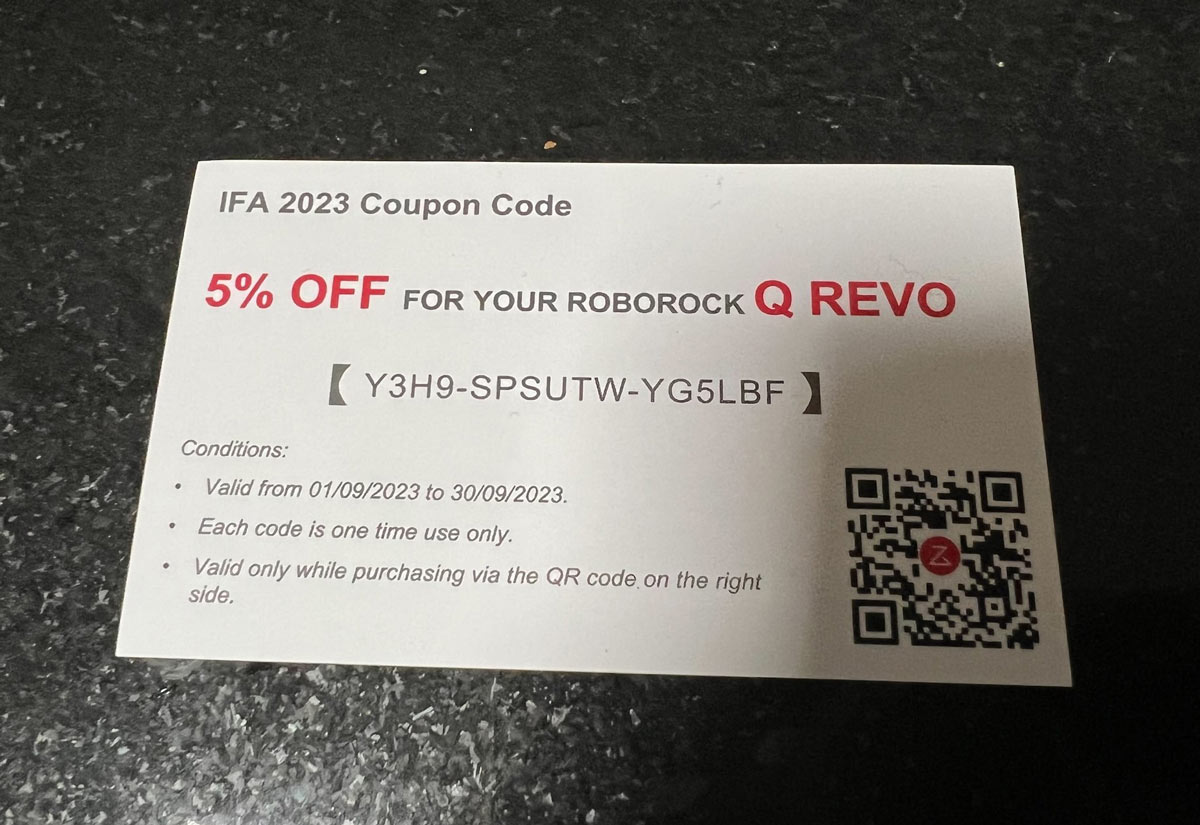 Roborock IFA 2023 Rabattcode