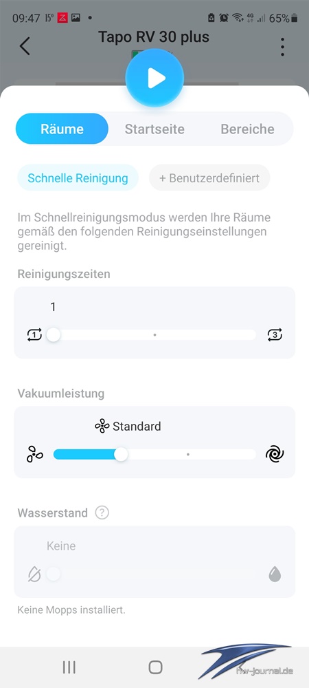 Tapo RV30 plus app 19