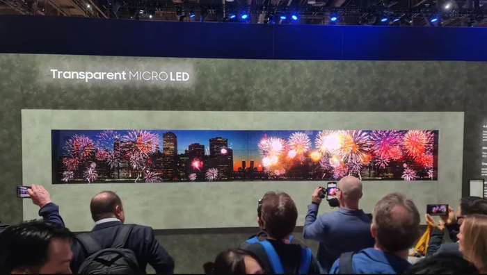 Samsung CES 2024 Transparent Micro LED Display