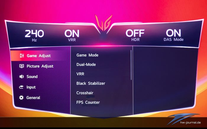 LG 32GS95UX GUI 14