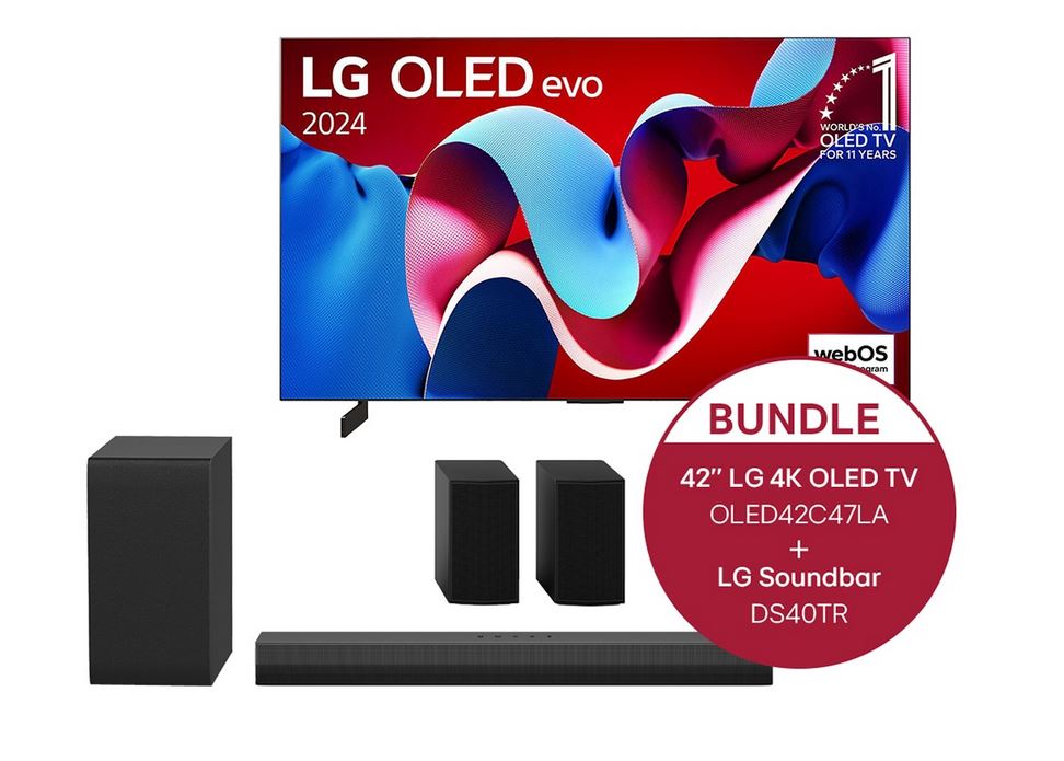 LG C4 42 Zoll DS40TR Bundle