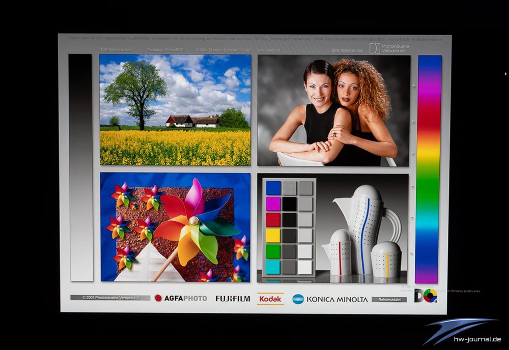 EIZO EV2720 Ausleuchtung 01