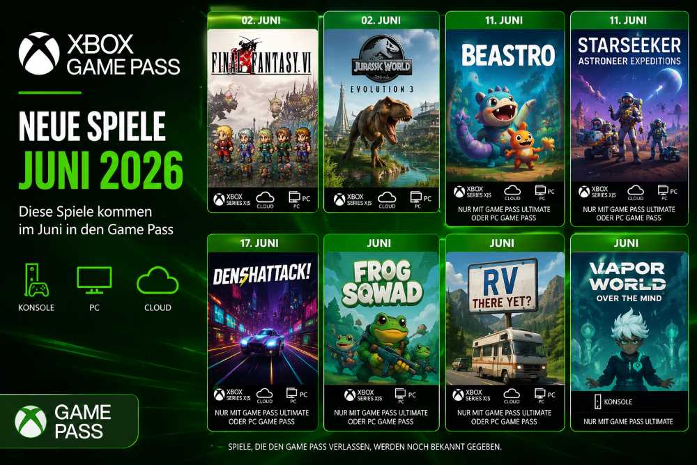 Game Pass Juni 2026