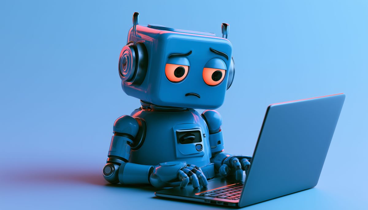 bluie robot frustrated gMl7D9IV