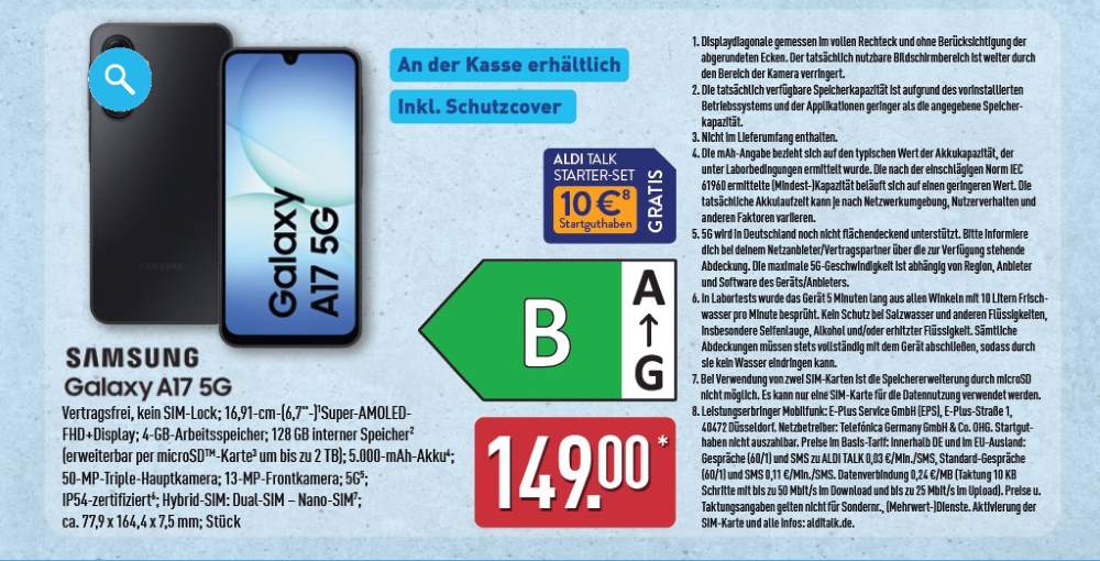 ALDI Aktuell Samsung Handy Prospekt