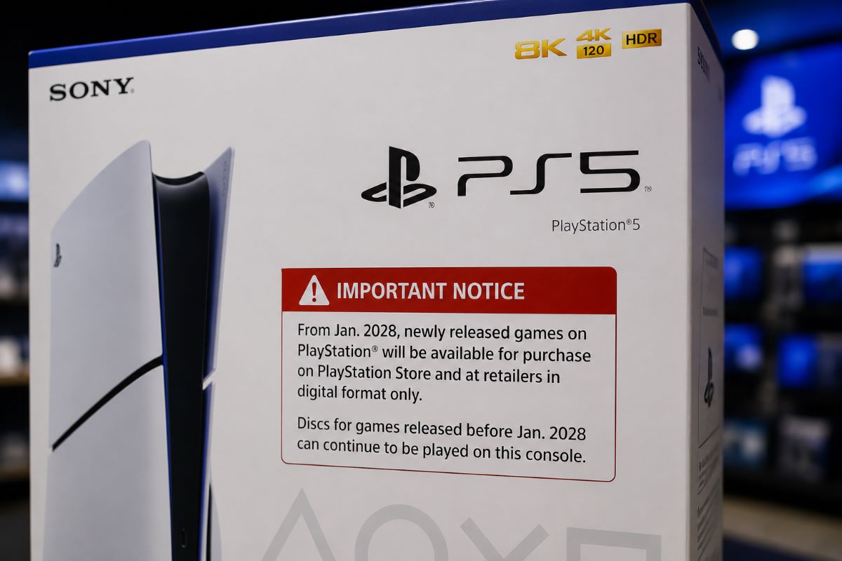 Sony Warnaufkleber Titel