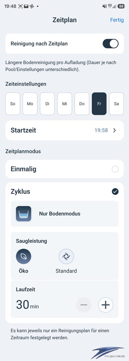 Ecovacs Ultramarine P1 App 15