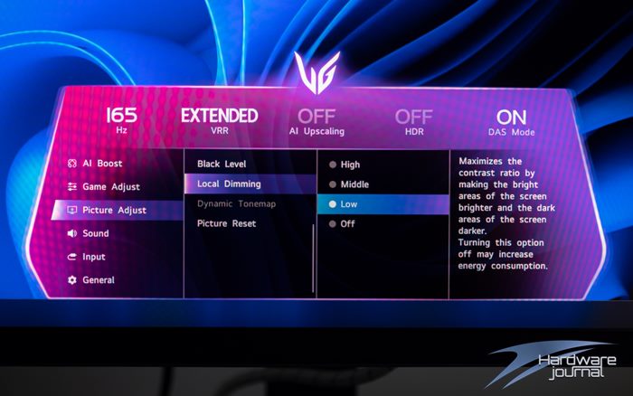 LG 27GM950B GUI 09