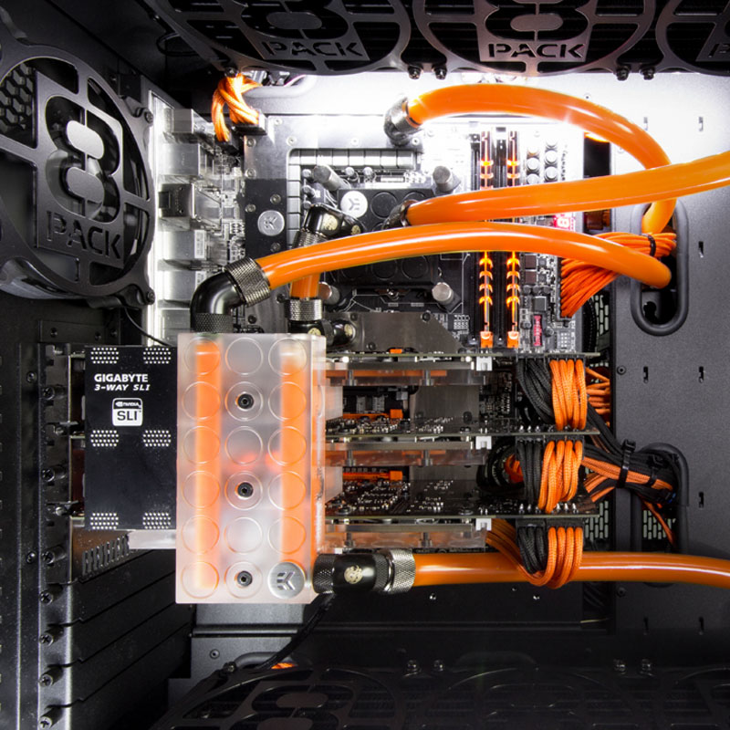 8Pack Hypercube Intel Core i7-4770K  49 GHz Extreme Overclocked PC 3